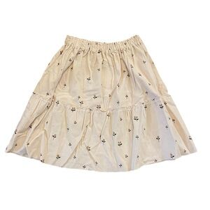 NWT Buho Cream Corduroy Romance Skirt
